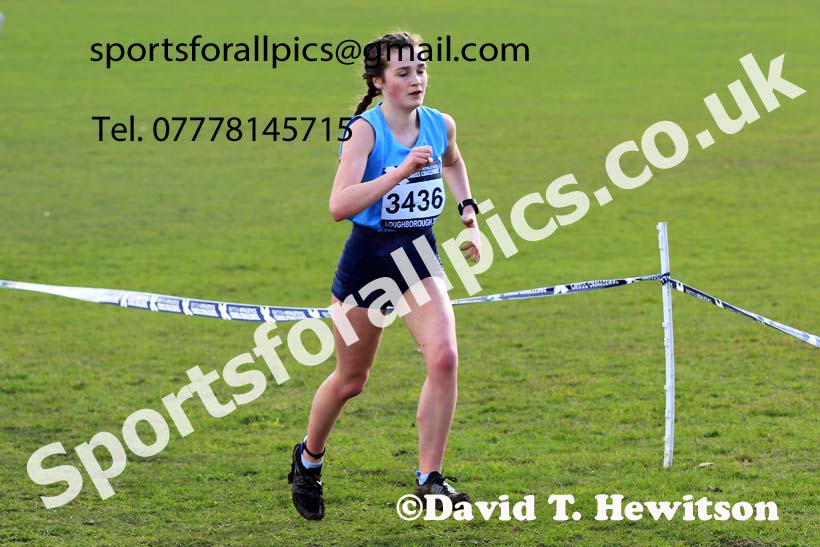 Womens Under-20s 2022 CAU Inter Counties Cross Country, Prestwold Hall, Loughborough.  Photo: David T. Hewitson/Sports for All Pics